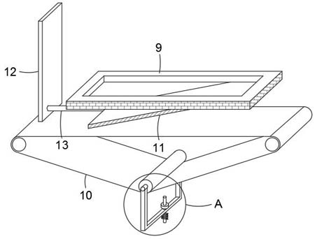 A double-sided heat exchange tunnel drying room with built-in heat source