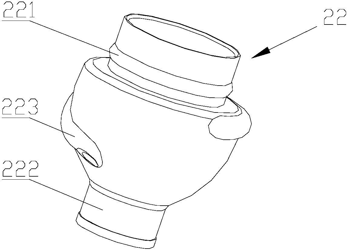 Portable urine automatic suction and faeces automatic alarm combined device