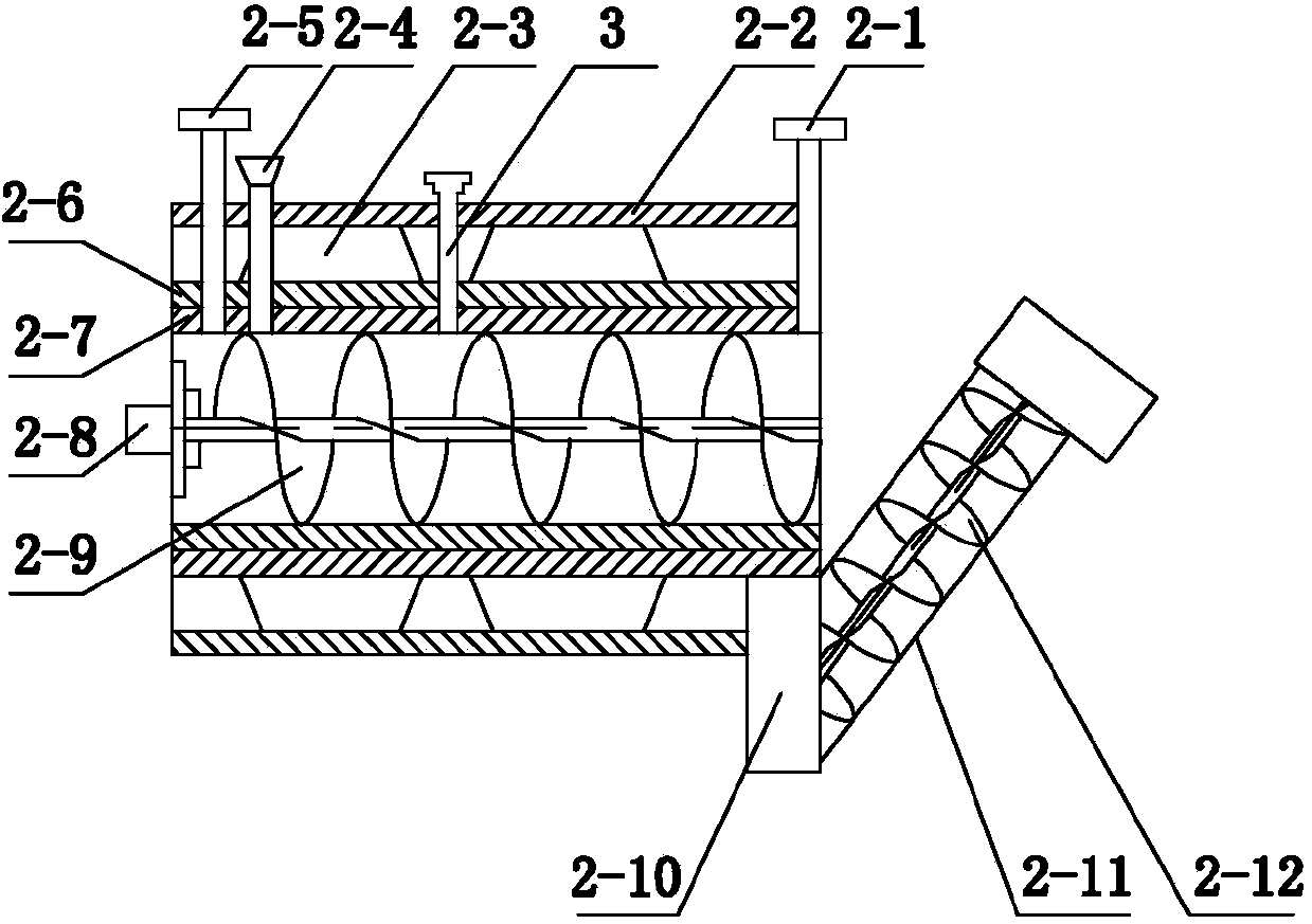 Multi-frequency ultrasonic cavitation aqueous two-phase closed cycle continuous extraction device