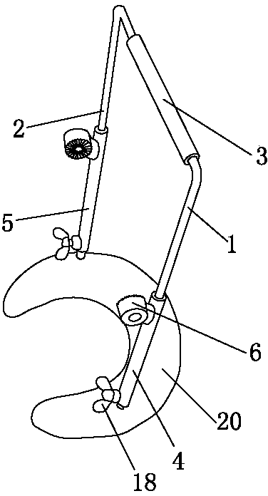 Multifunctional fracture traction reduction frame