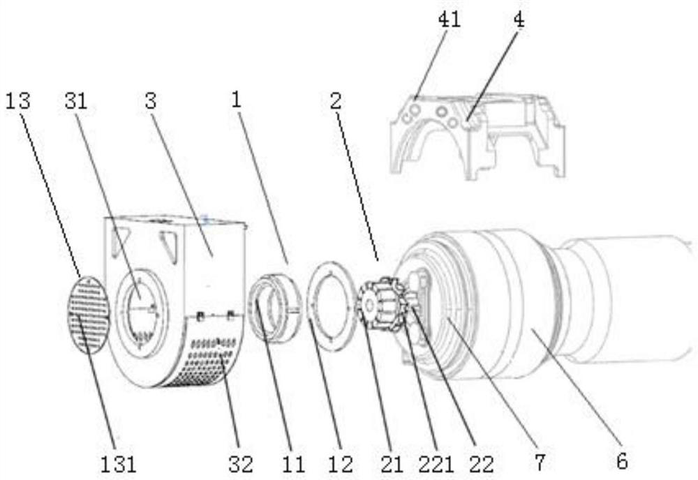 Bogie shaft end column type permanent magnet power generation device