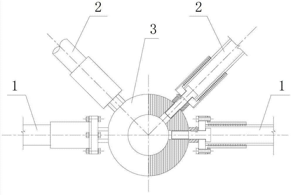 Composite material space truss joint and method