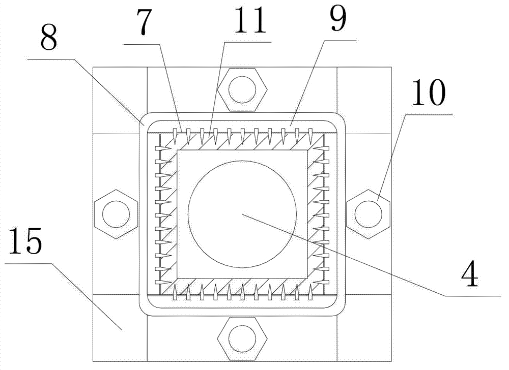 Composite material space truss joint and method