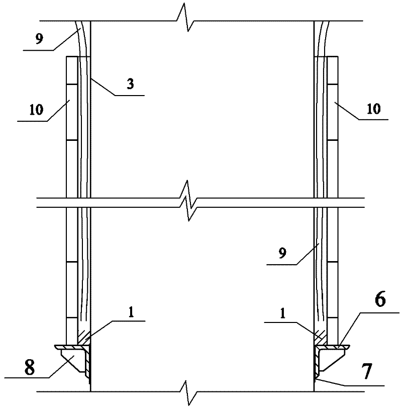 Method for repairing and reinforcing pile foundations in ocean splash zones