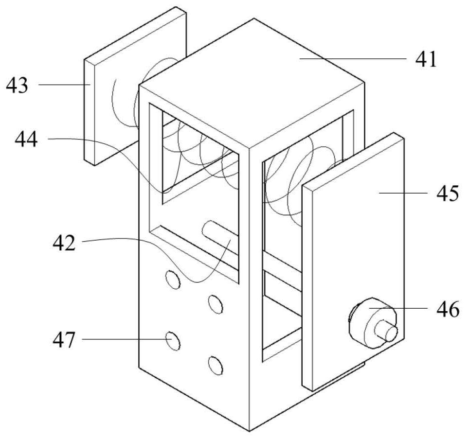 Fatigue test device with controllable application of multiaxial stress on welded seam and its application method