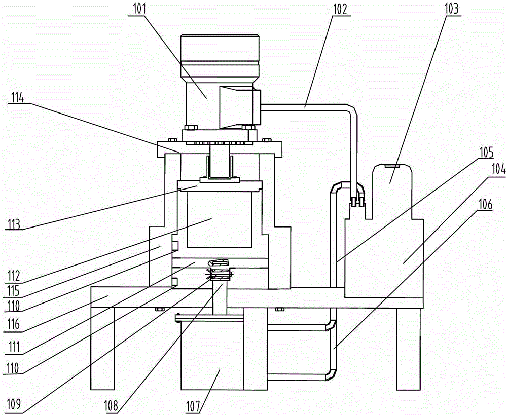 Hydraulic pressure rubber cutting machine and use method thereof