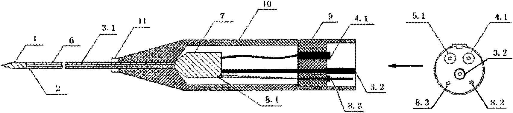 Microwave ablation needle and microwave ablation therapeutic apparatus thereof