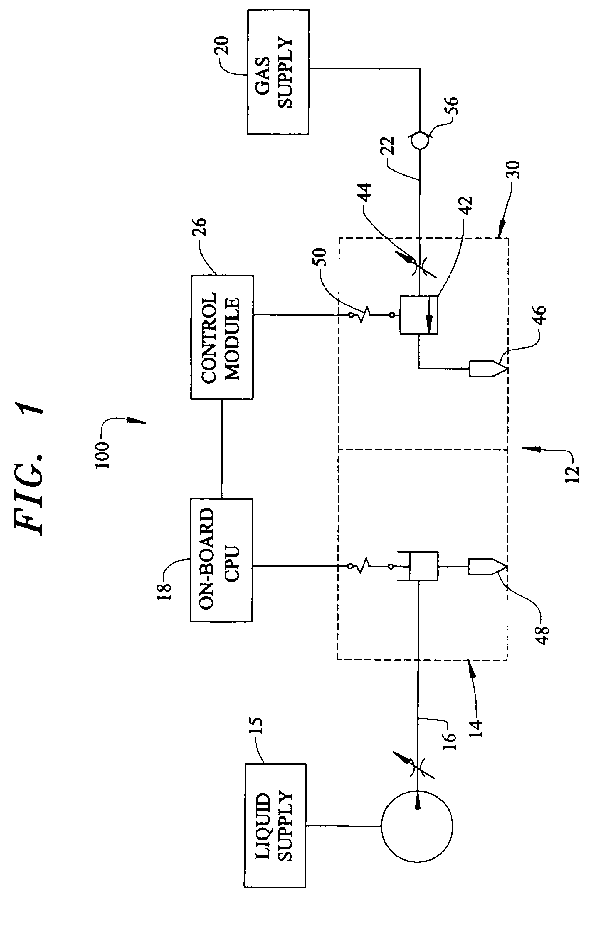 Hydrogen and liquid fuel injection system