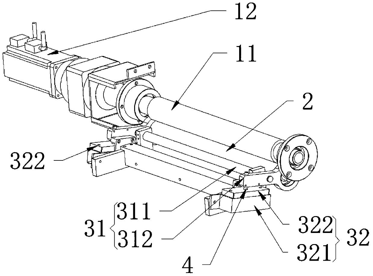 Paper feeding driving device and printer comprising same