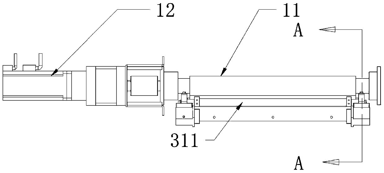 Paper feeding driving device and printer comprising same