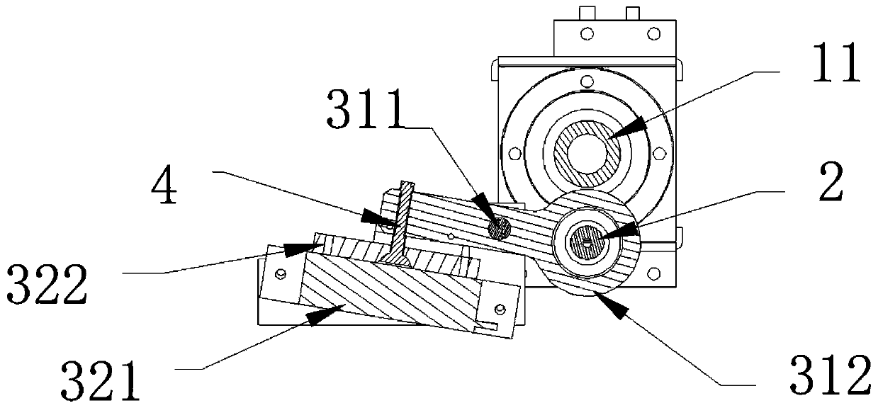 Paper feeding driving device and printer comprising same