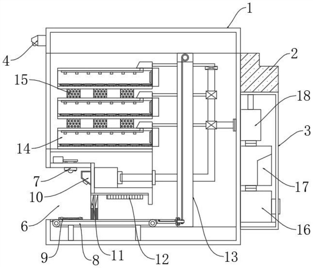 Medical medicine storage bin and using method thereof