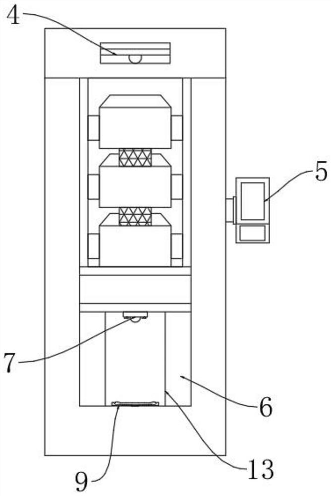 Medical medicine storage bin and using method thereof