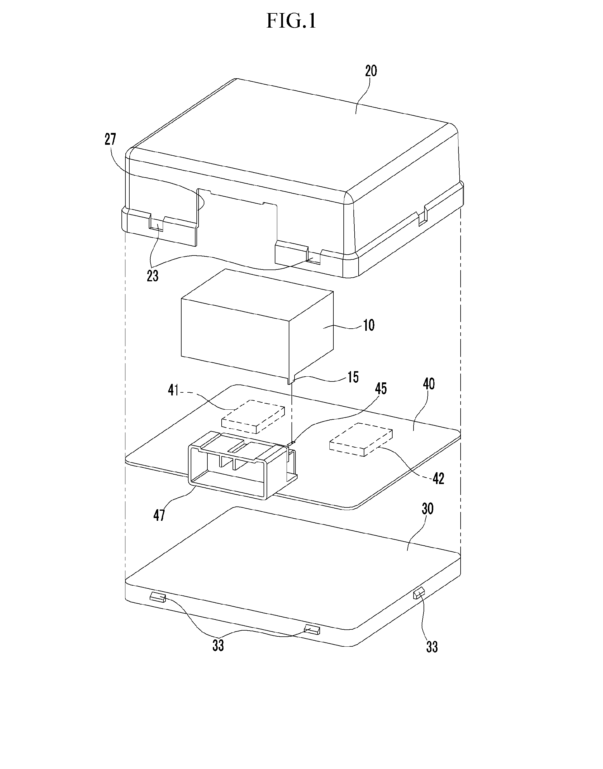 Electromagnetic wave shielding case