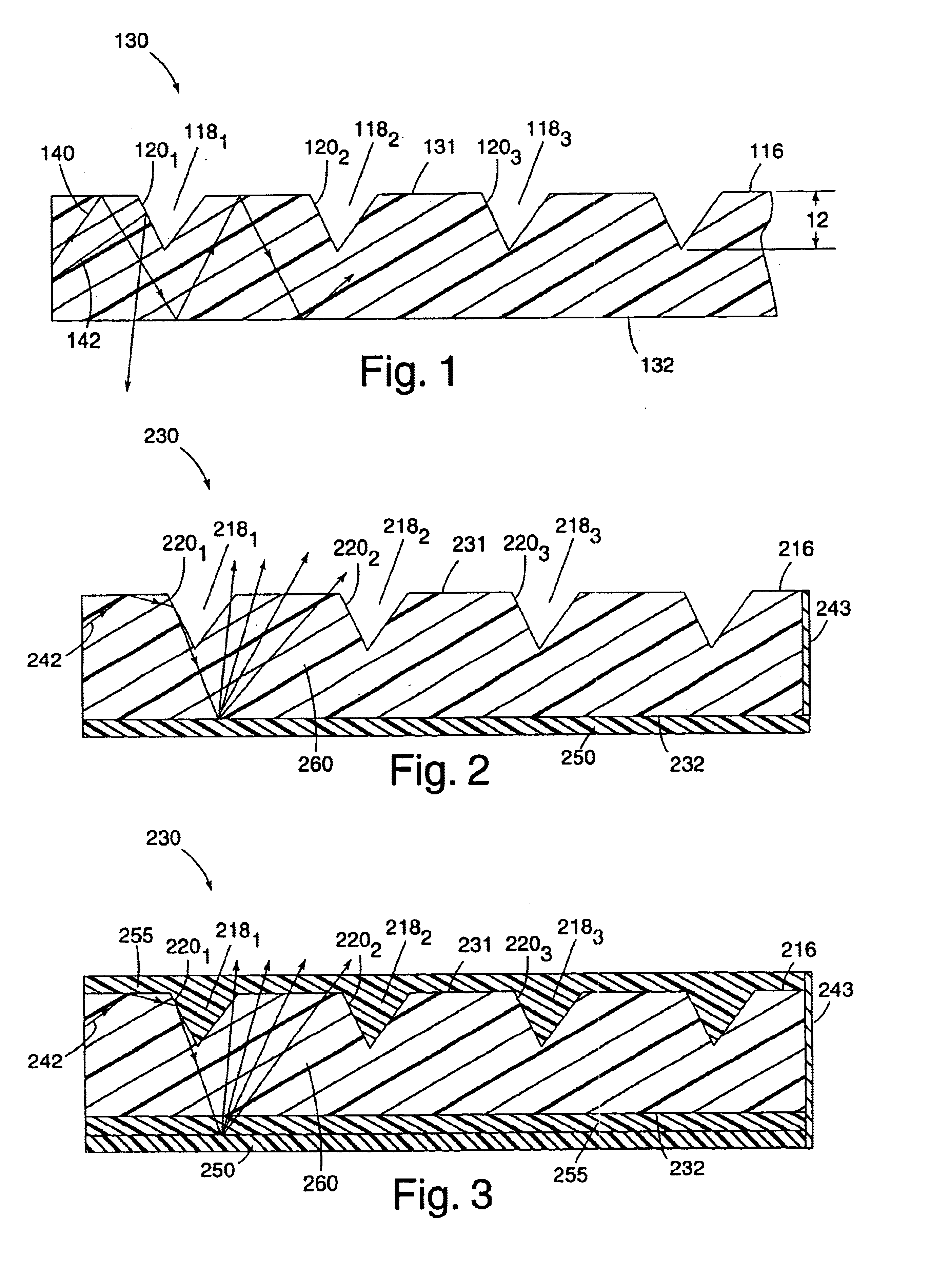 Light guide illumination device appearing uniform in brightness along its length