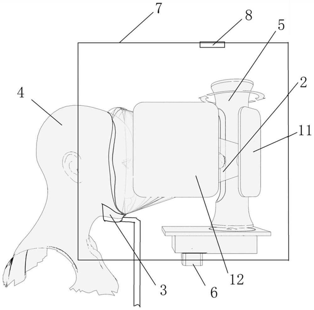 A 3D structured light full-face imaging device combined with optical reflection imaging