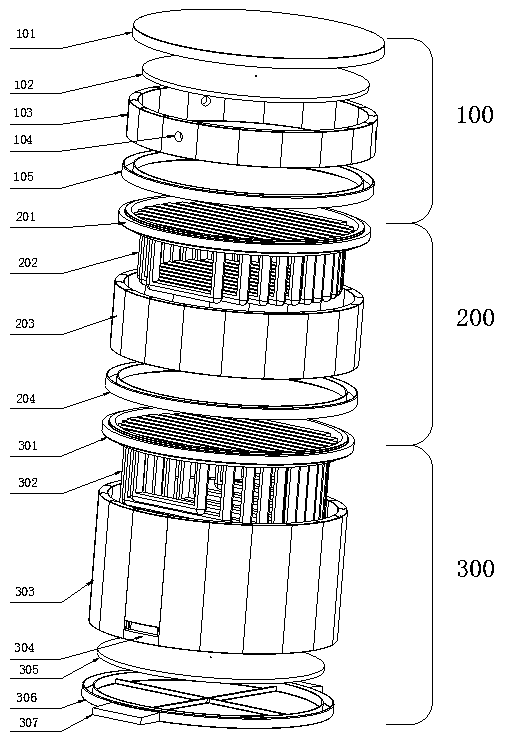 Barrel middle beehive