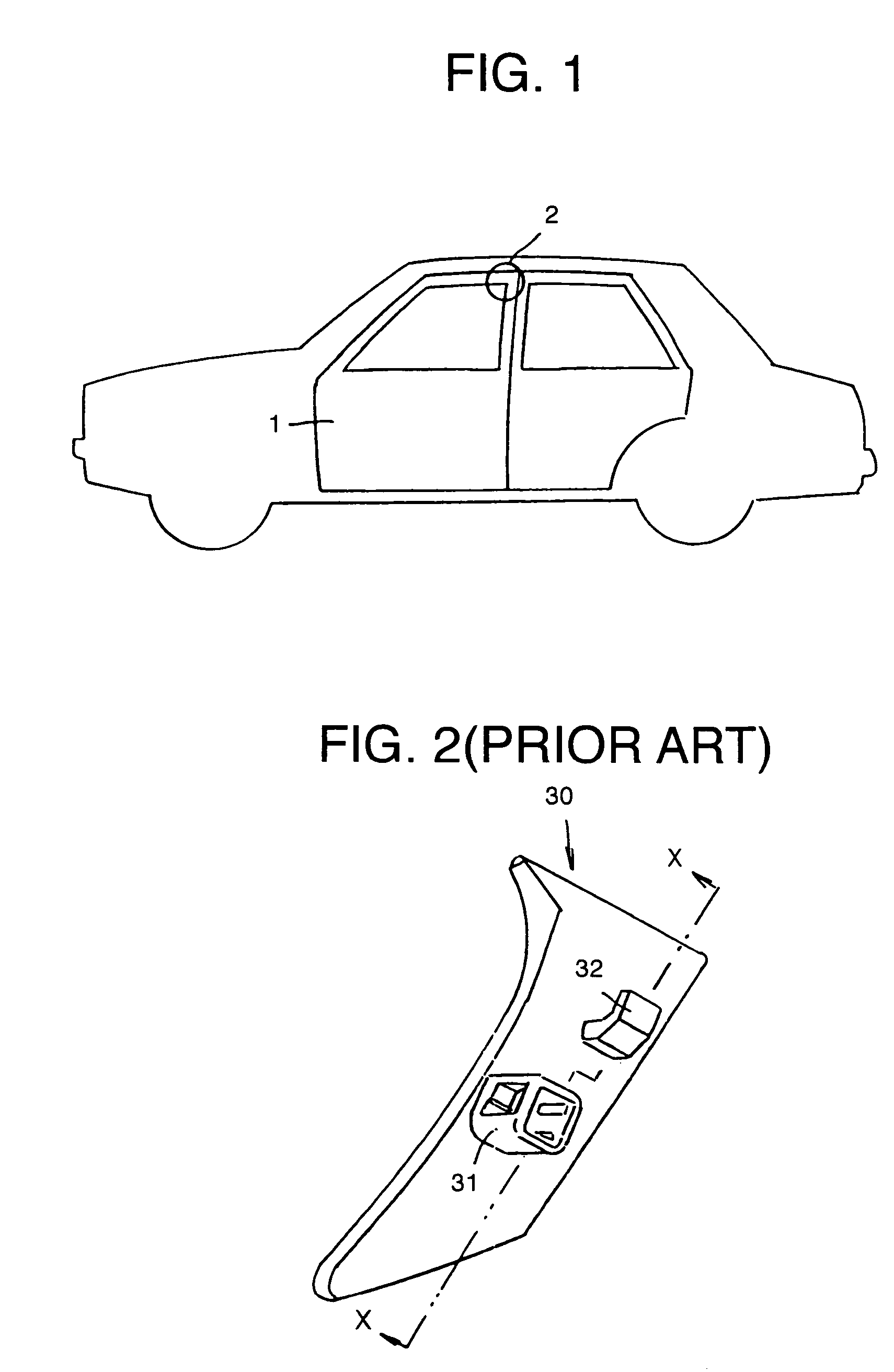 Fixing structure of a door weather strip