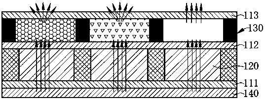 A display panel and a liquid crystal display device encapsulated with a quantum dot layer