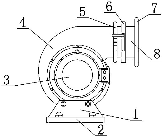 Waste gas treating system