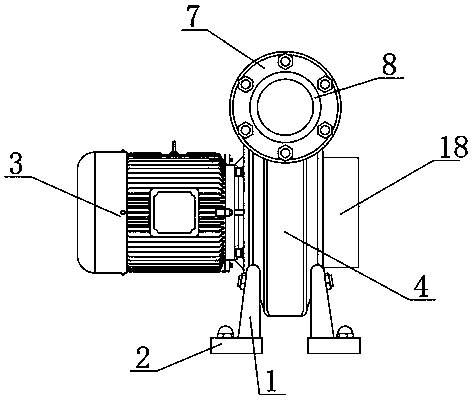 Waste gas treating system