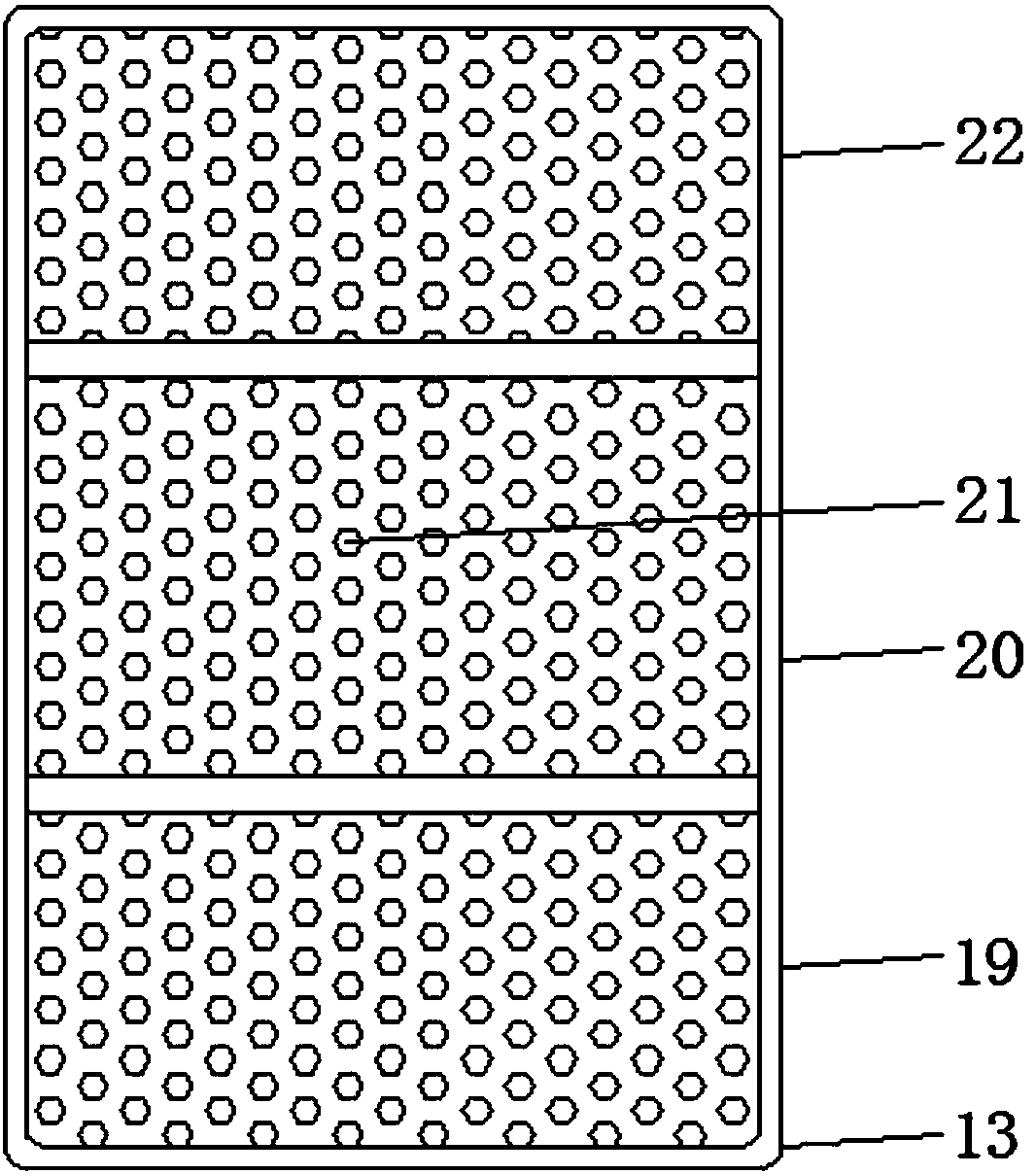 Dual-shaking bed with hanging type bedside