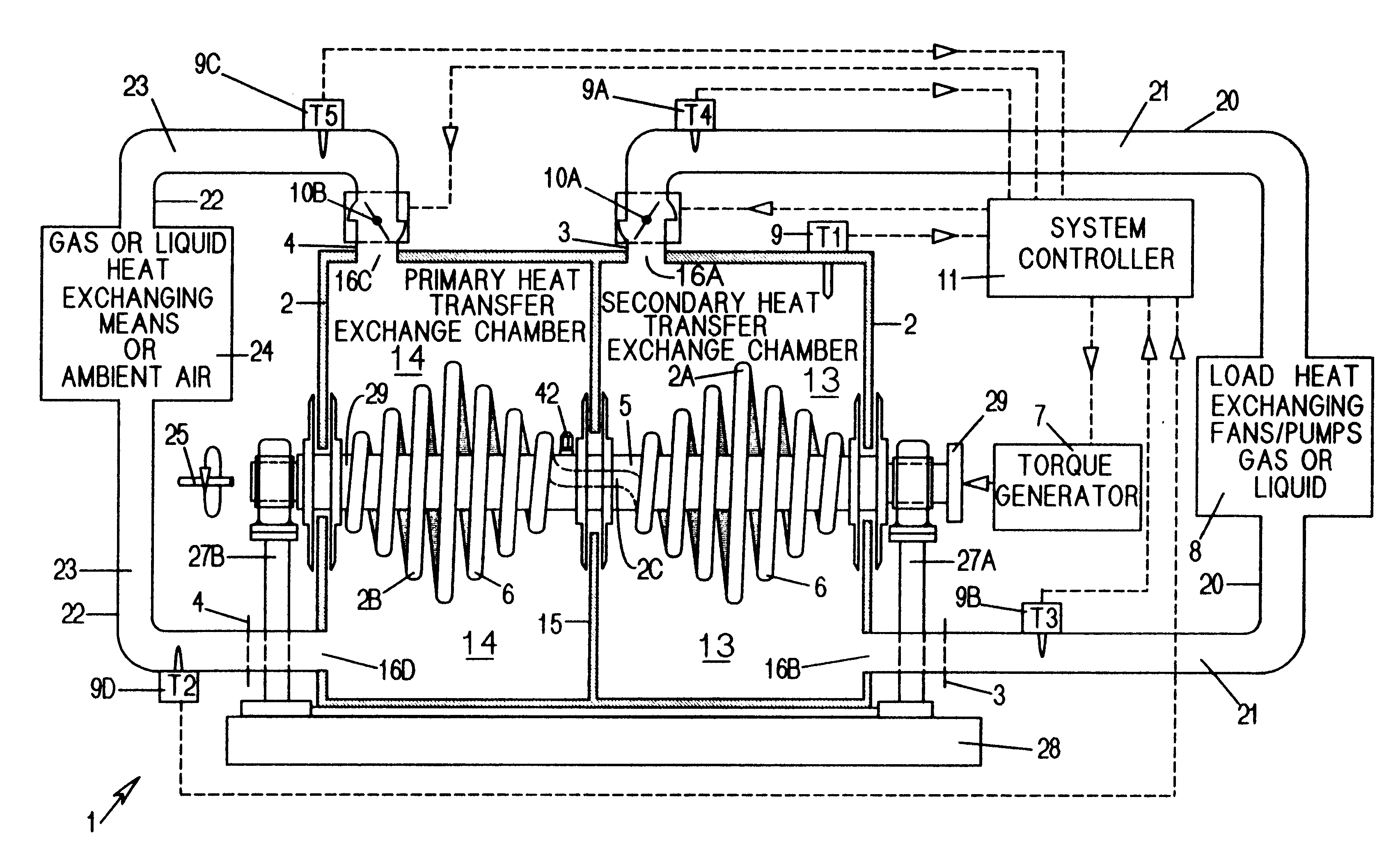 Centrifugal heat transfer engine and heat transfer systems embodying the same