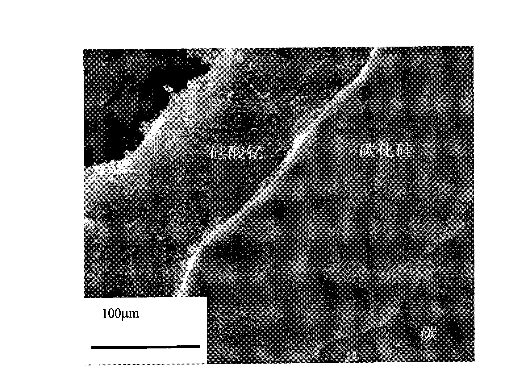 Method for preparing yttrium silicate coat by cathode rotation hydrothermal electrophoretic deposition