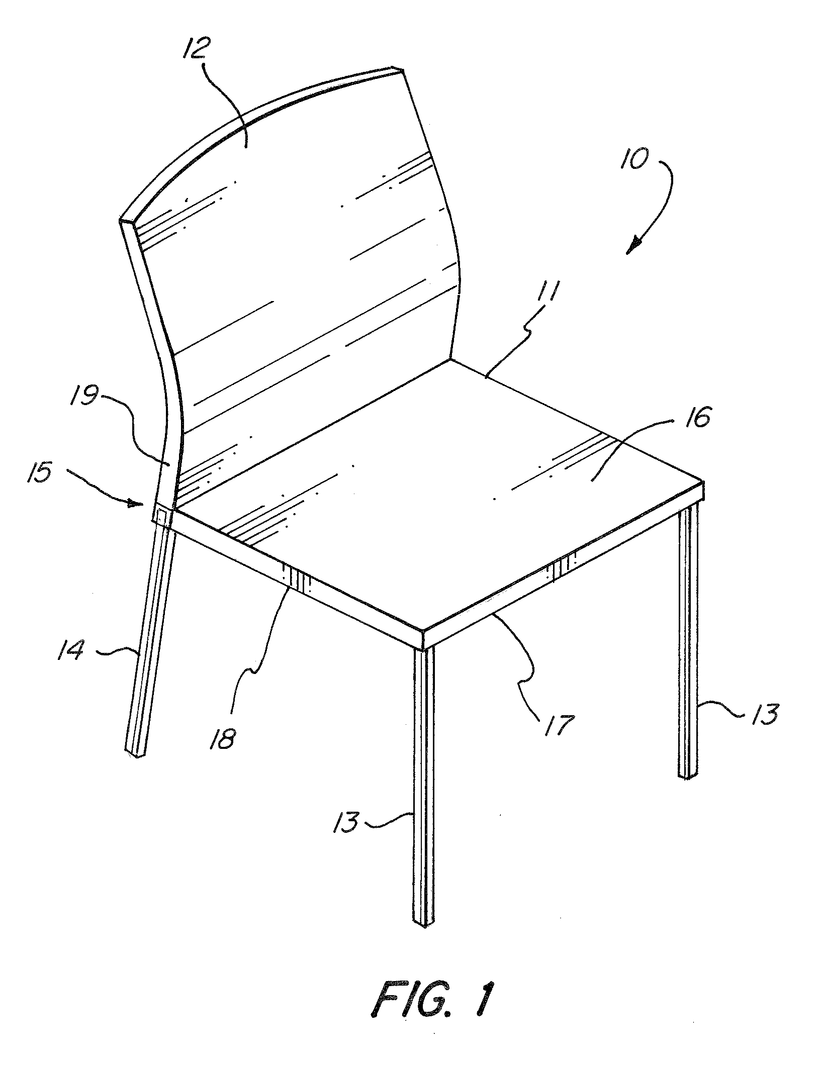 Stackable chair with telescopic leg mechanism