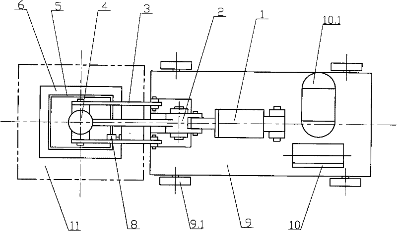 Ceramic floor tile paving device