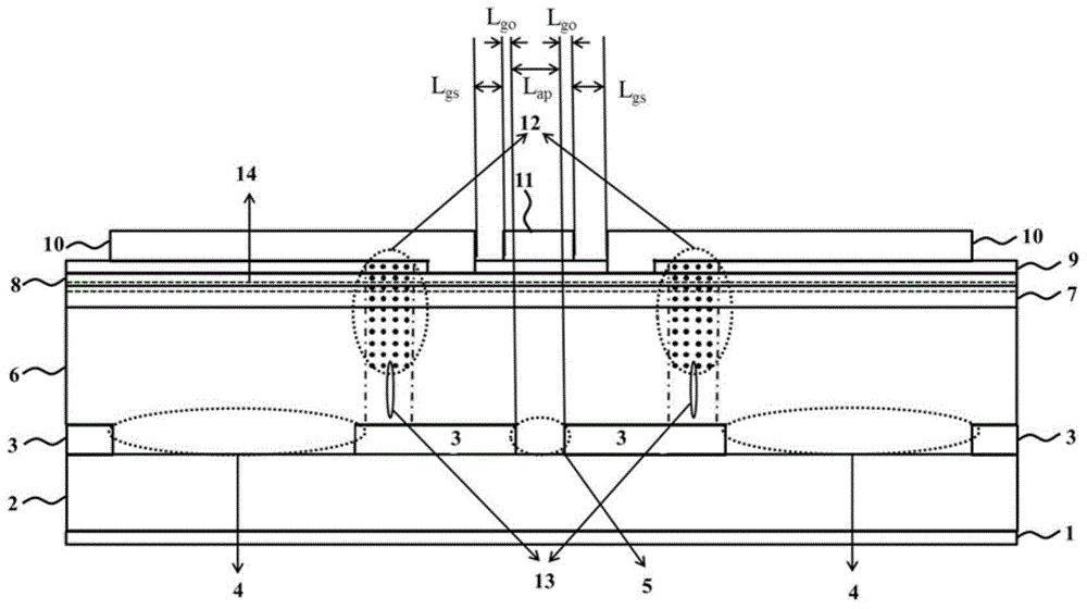 Lateral epitaxial technique based longitudinal structure AlGaN/GaN HEMT device and manufacture method thereof