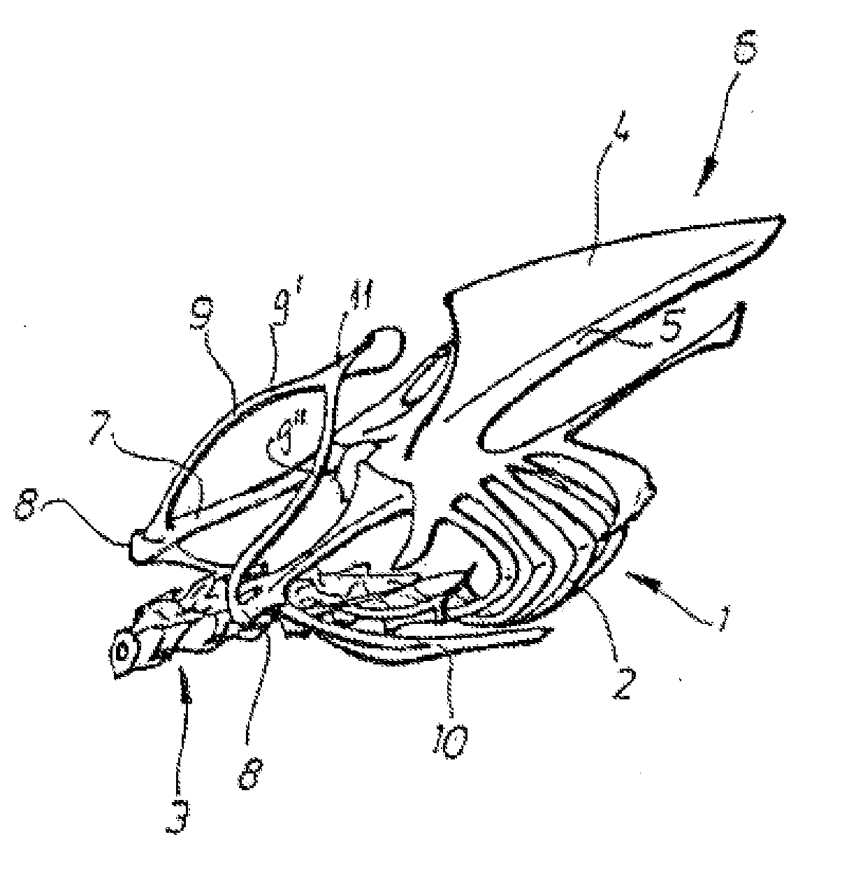 Method and device for processing part of a slaughtered poultry carcass