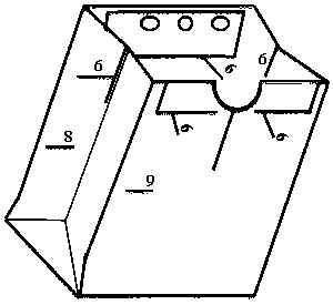 Fruit paper bag structure