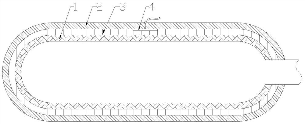 A leak-proof hydrogen tank for hydrogen-powered vehicles