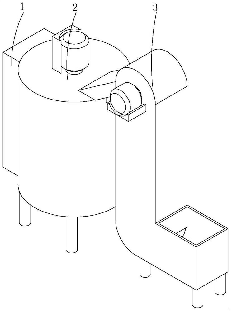 Electrical control-based feeding device for electric heating assembly