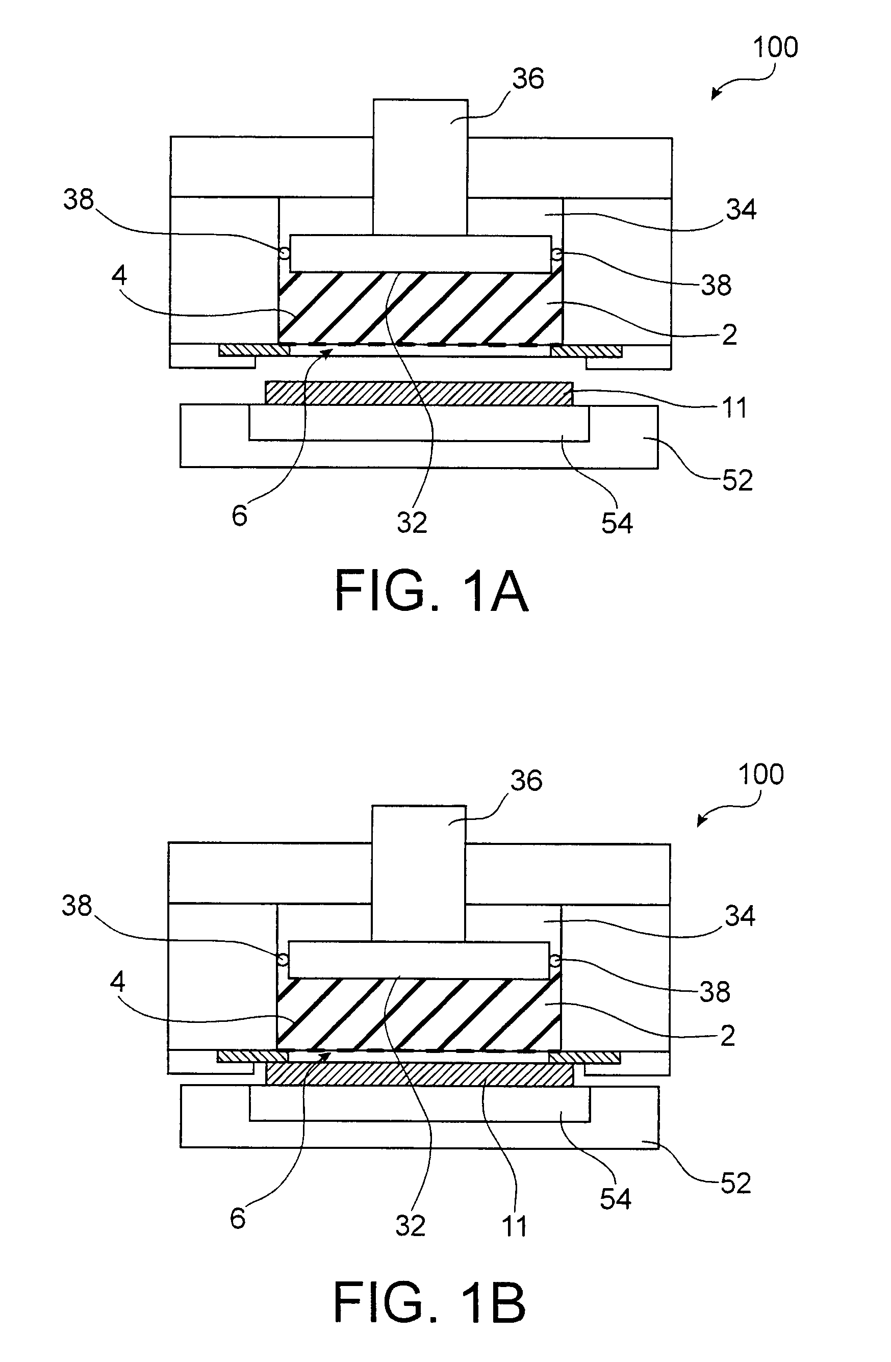 Metallizing device and method