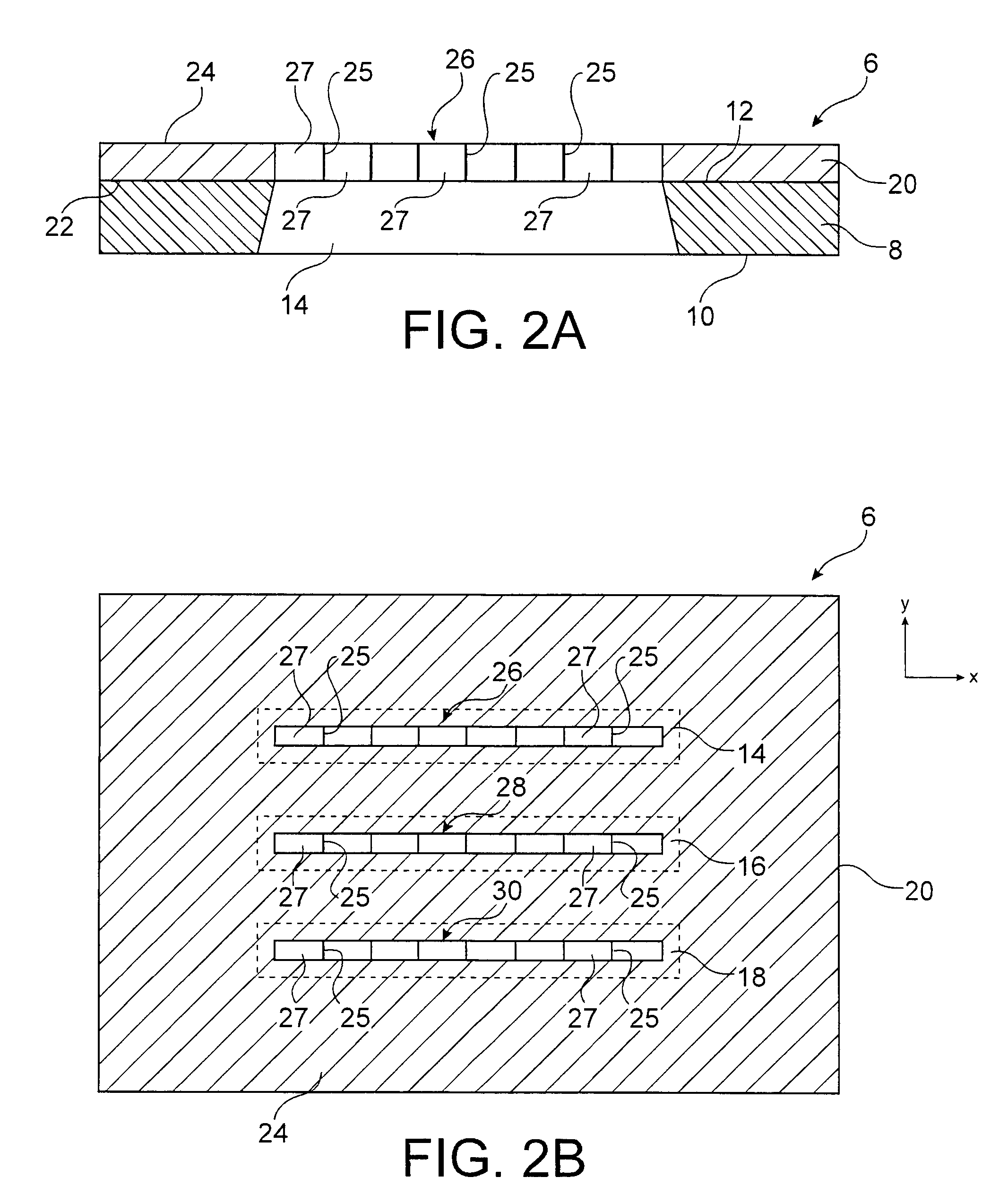 Metallizing device and method