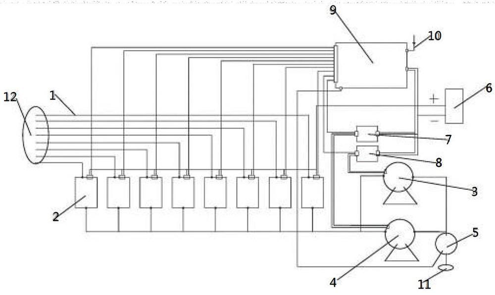 External floating roof storage tank sealing ring wireless monitoring device and density detection process