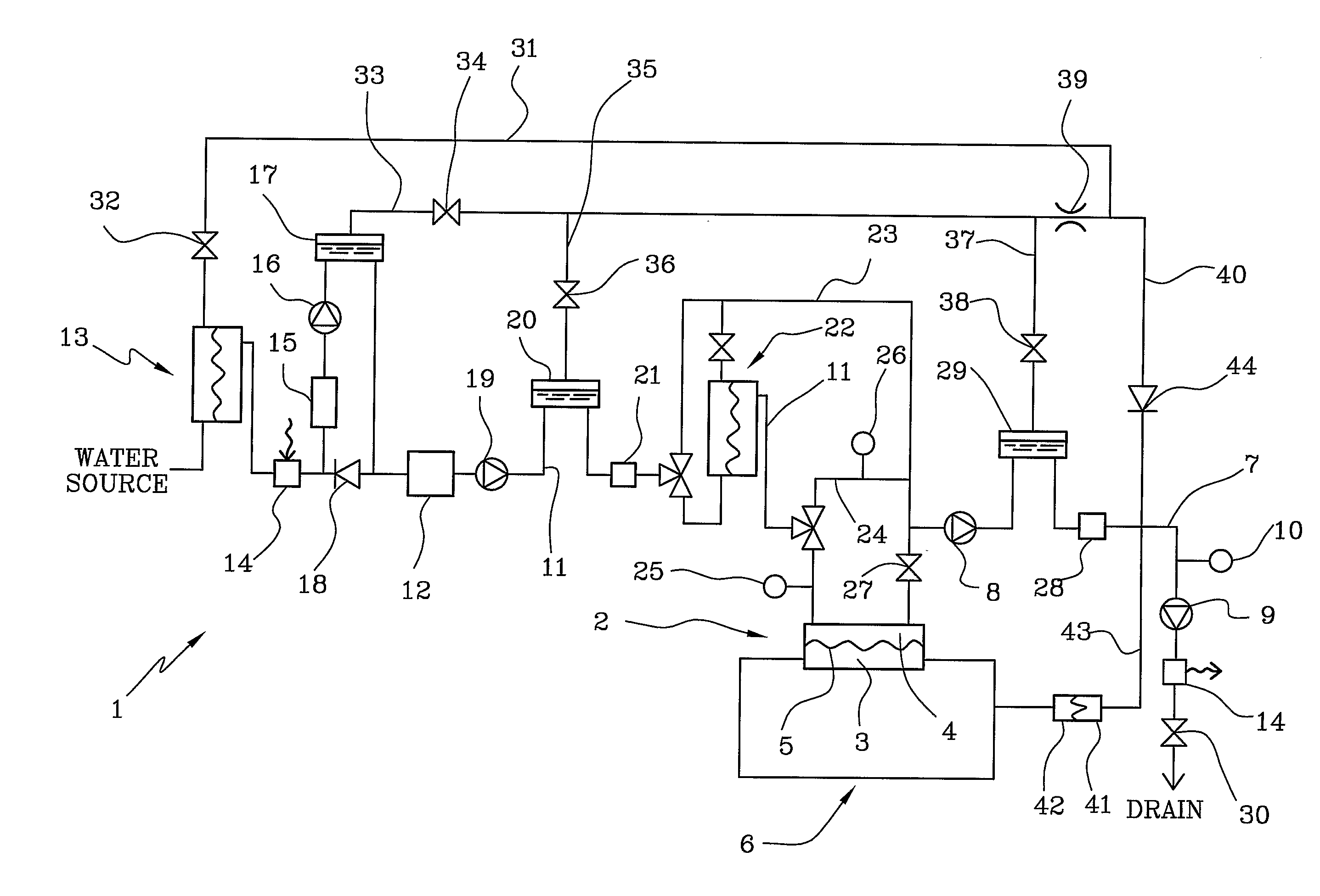 Apparatus for extracorporeal blood treatment