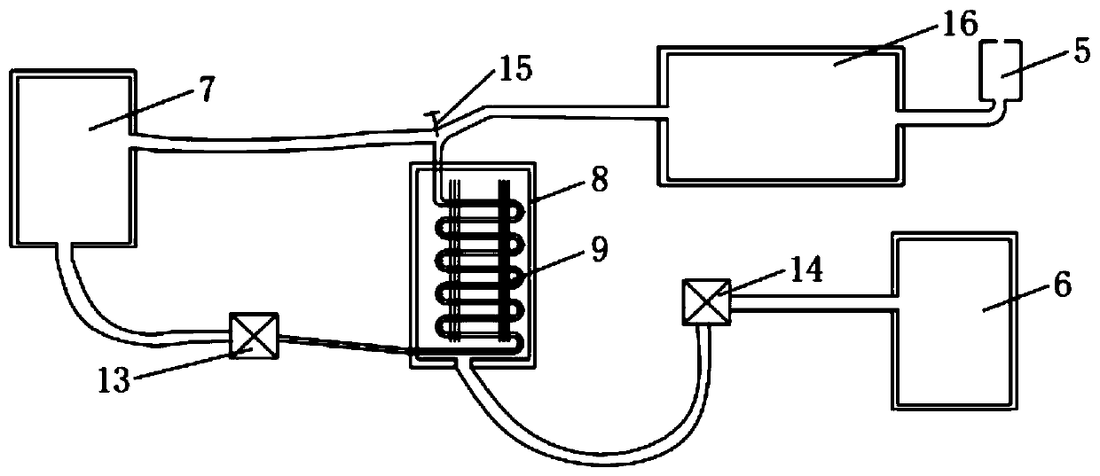 Internal circulation type clothes caring machine capable of recovering moisture in steam