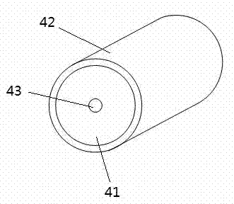 Gas flow stabilizing device and gas flow stabilizing method