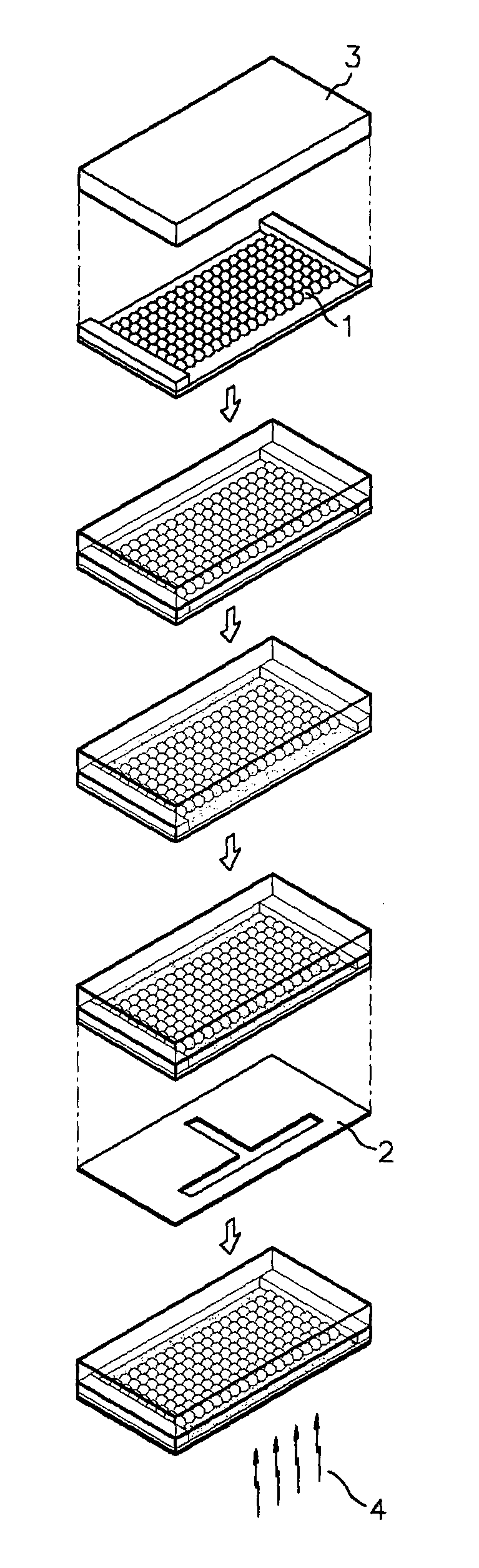 Method of preparing patterned colloidal crystals