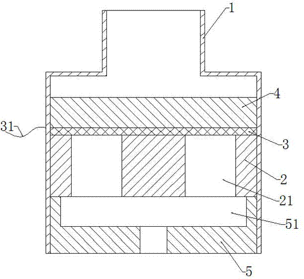 Gas pressure measuring device