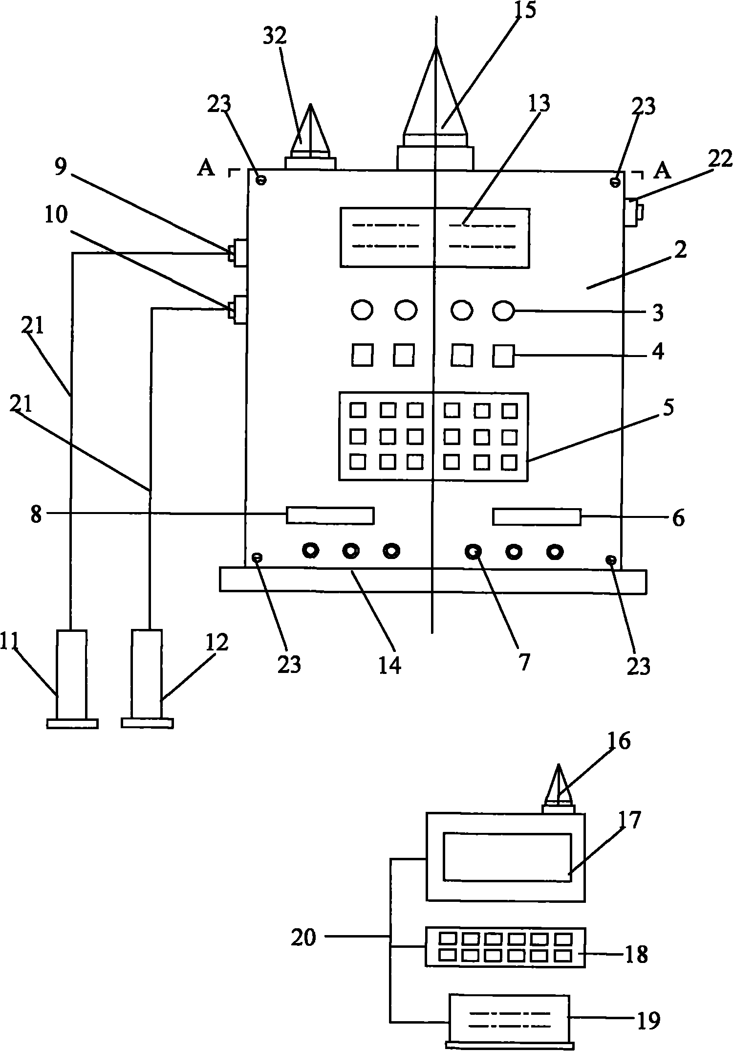 Remote monitoring device for water flow