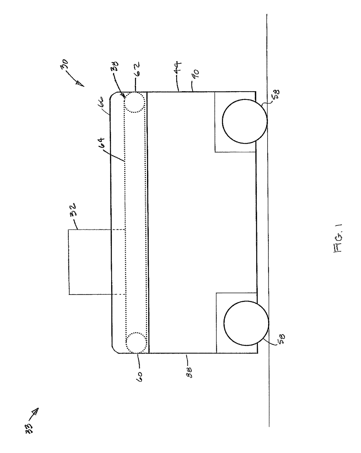 Mobile robot with conveyor system