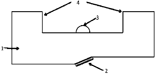 Optical device allowing multi-channel light beam splitting to be achieved