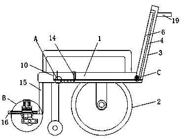 Wheelchair used for leg rehabilitation