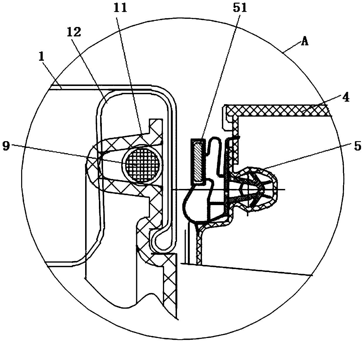 Refrigerator sealing device of and control method thereof