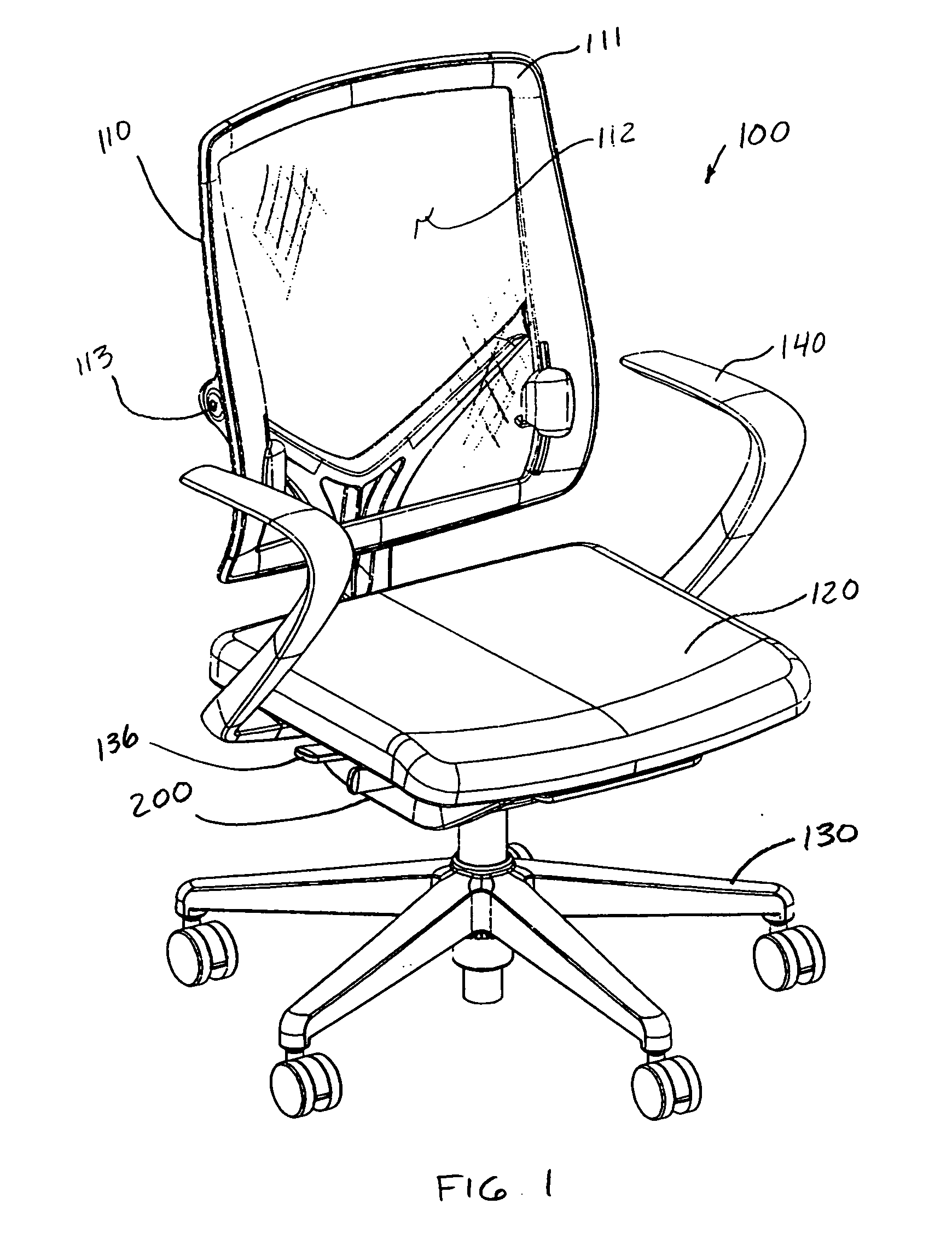 Reclining chair with enhanced adjustability