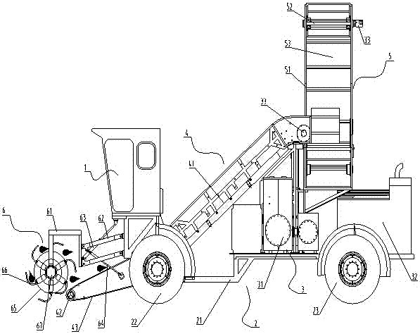 Revolving drum type beet transferring soil-removing machine